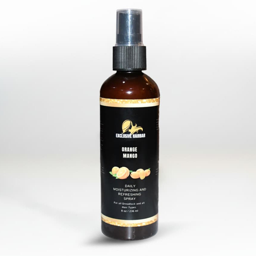 Orange Mango & Aloe Lock & Braid Refresher Spray by Healthyhairph – tropical hydration mist for braids and locs